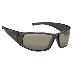 Fly Fish Magnum Sunglasses Black/Smoke Polarized Lenses