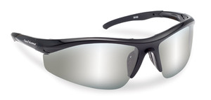 Fly Fish Sunglasses Spector Black Frame Smoke/ Silver Polarized Lenses