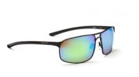 Optic Nerve Alloy Sunglasses Black/Plrzd Brwn Zaio Grn Polarized Lenses