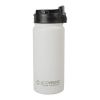 Eco Vessel Perk Triple Insulated Stainless Steel Tumbler Coffee/Tea Bottle -White