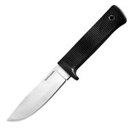 Cold Steel Master Hunter, Black Kraton Handle, Plain Blade w/Secure Sheath