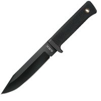 Cold Steel 3V SRK, Black Kray-Ex Handle, Black Plain Blade w/Sheath