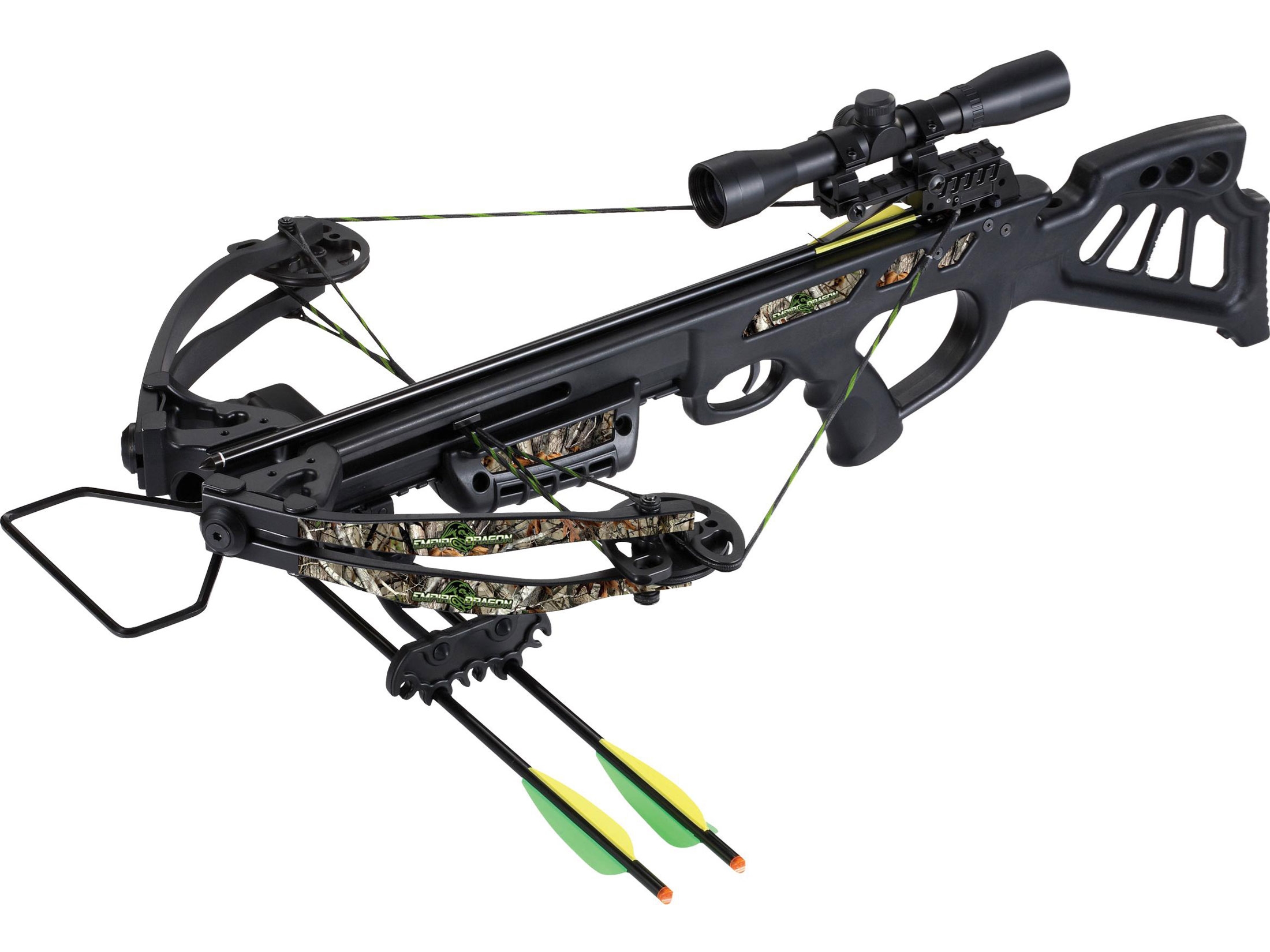 SA SPORTS EMPIRE DRAGON CROSSBOW PACKAGE W/SCOPE- 340FPS