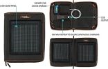 ENERPLEX KICKR II+ PORTABLE SOLAR CHARGER BLACK W/ INTEGRATED BATTERY