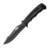 SOG SEAL STRIKE  BLACK TINI DELUXE SHEATH FIXED BLADE