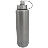 Eco Vessel Bigfoot Triple Insulated Stainless Steel Water Bottle Tea, Fruit, Ice Strainer Silver 45 oz