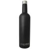 Eco Vessel Vine TriMax Triple Insulated Stainless Steel Wine Bottle Black 25oz