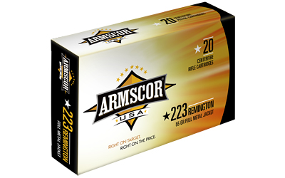 ARMSCOR 223REM 55GR FMJ 20/1000