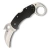 Karahawk, Black G10 Handle, Hawkbill Plain w/Clip