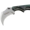 CRKT Keramin, Green/Black Resin Fiber Handle, Bead Blast Plain