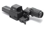 EOTECH HOLOGRAPHIC HYBRID SIGHT III 518.2 WITH G33.STS MAGNIFIER BLACK 68MOA RING w/ 2 1MOA DOTS