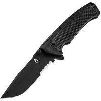 Gerber Decree, Black Rubber Over-Molded GFN Handle,ComboEdge Blade