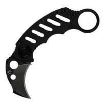 Midnight, Black Stainless Handle, Black Blade,Plain