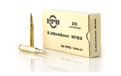 PPU 556NATO M193 55GR FMJ 20/1000