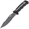 SOG Knives Seal Strike, Black Handle, Black ComboEdge Blade Knife w/Molded Sheath