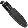 SOG Knives Seal Strike, Black Handle, Black ComboEdge Blade Knife w/Molded Sheath