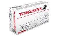 WINCHESTER USA 9MM 115GR FMJ 50/500