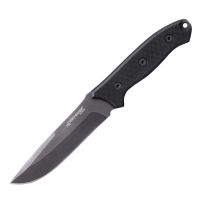 First Edge 5150 Elite Full Tang, Black G10 Handle, Black Plain